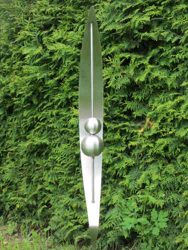 Edelstahl Skulptur Stab Maike 117 cm