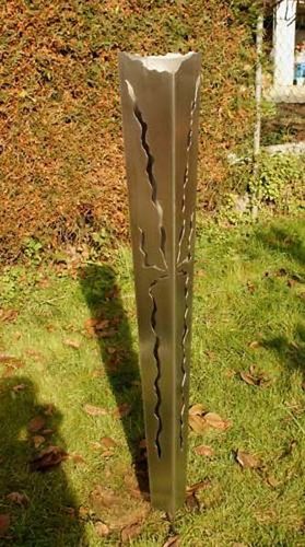 Gartenfackel aus 100 % Edelstahl 125 cm