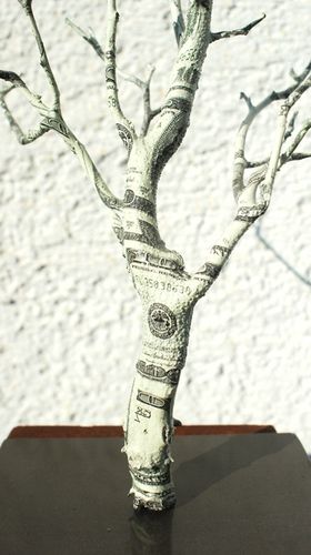 Unikater Dekobaum  Dollar $ Baum